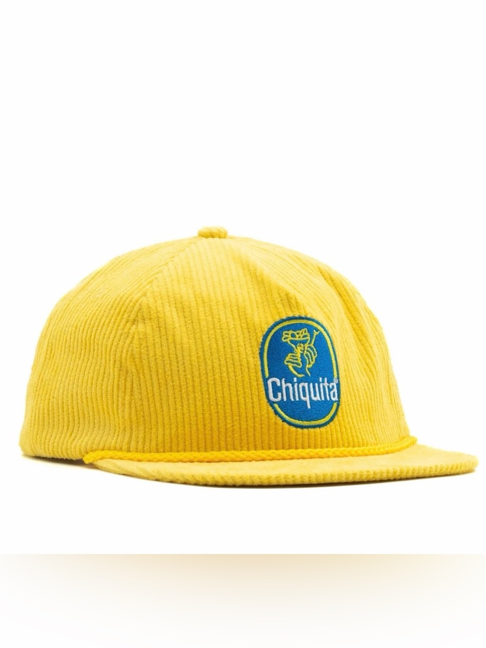 Snag Chiquita Banana Yellow Corduroy Cap